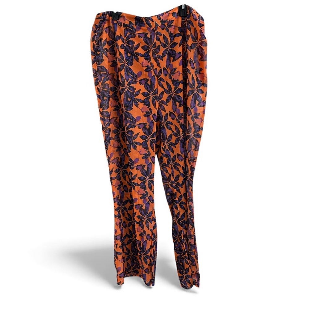 PrettyLittleThing Shear Swim Beach Coverup Pants Size 16 (US) NWT Purple & Orang